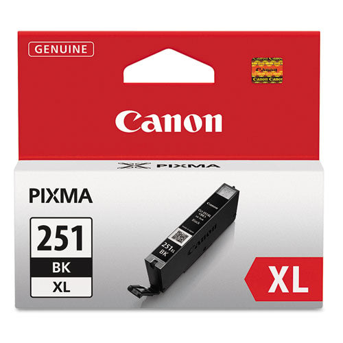 Image of Canon® 6448b001 (cli-251xl) Chromalife100+ High-Yield Ink, 5,530 Page-Yield, Black