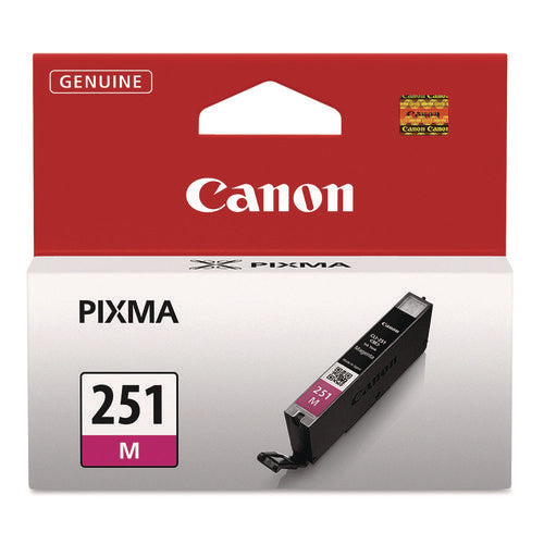 Image of Canon® 6515b001 (cli-251) Chromalife100+ Ink, 298 Page-Yield, Magenta
