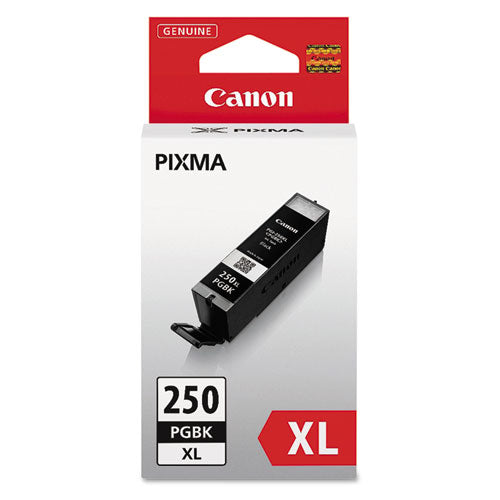 Image of Canon® 6432b001 (pgi-250xl) Chromalife100+ High-Yield Ink, 500 Page-Yield, Black