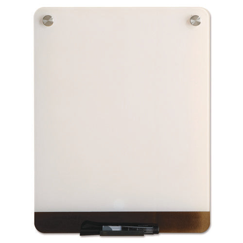 Image of Iceberg Clarity Personal Board, 12" x 16", White Surface, Satin Aluminum Frame