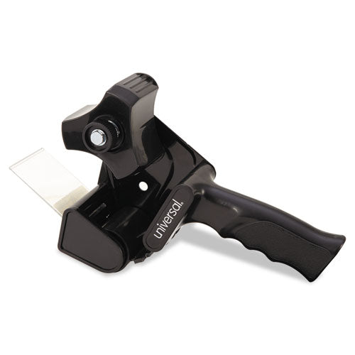 Image of Universal® Handheld Box Sealing Tape Dispenser, 3" Core, For Rolls Up To: 2" X 110 Yds, Black