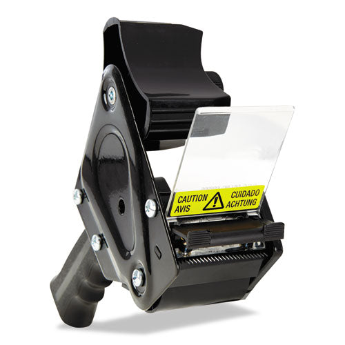 Image of Universal® Handheld Box Sealing Tape Dispenser, 3" Core, For Rolls Up To: 2" X 110 Yds, Black
