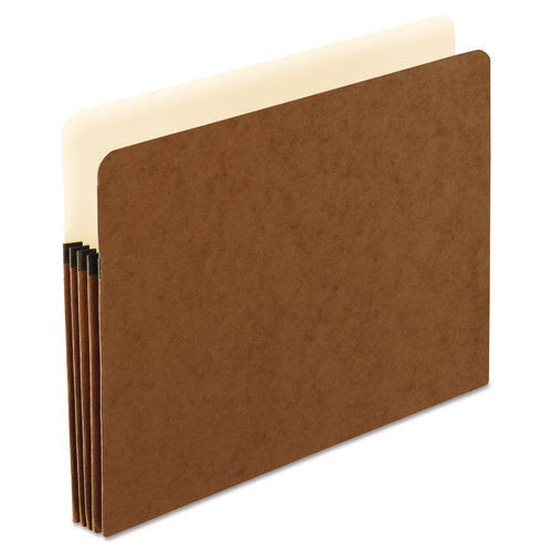 Image of Pendaflex® Smart Shield File Pocket, 3.5" Expansion, Letter Size, Red Fiber, 10/box