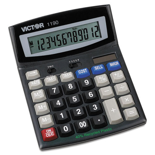 Image of Victor® 1190 Executive Desktop Calculator, 12-Digit Lcd