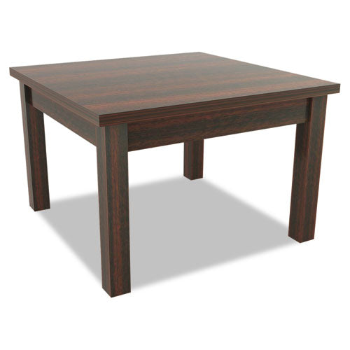 Image of Alera® Alera Valencia Series Occasional Table, Rectangle, 23.63w X20d X20.38h, Mahogany