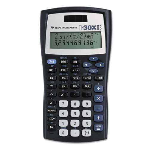 Image of Texas Instruments Ti-30x Iis Scientific Calculator, 10-Digit Lcd, Black