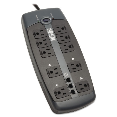 Image of Tripp Lite by Eaton Protect It! Surge Protector, 10 AC Outlets, 8 ft Cord, 2,395 J, Black