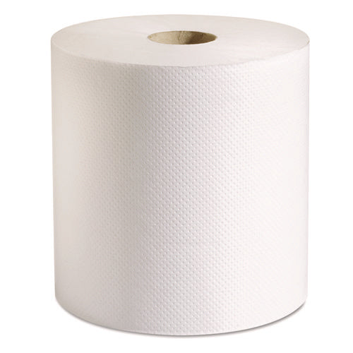 Image of Marcal PRO 100% Recycled Hardwound Roll Paper Towels, 1-Ply, 7.88" x 800 ft, White, 6 Rolls/Carton