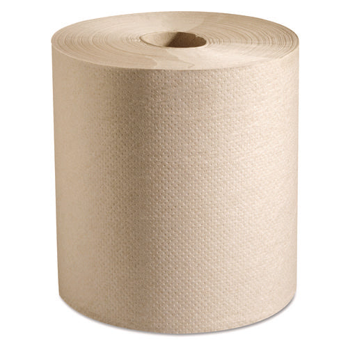 Image of Marcal PRO 100% Recycled Hardwound Roll Paper Towels, 1-Ply, 7.88" x 800 ft, Natural, 6 Rolls/Carton