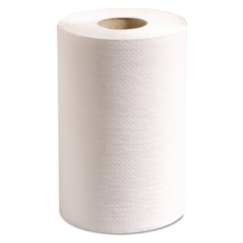 Image of Marcal PRO 100% Recycled Hardwound Roll Paper Towels, 1-Ply, 7.88" x 350 ft, White, 12 Rolls/Carton