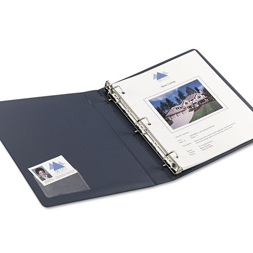 Image of Avery® Self-Adhesive Top-Load Business Card Holders, Top Load, 3.5 x 2, Clear, 10/Pack