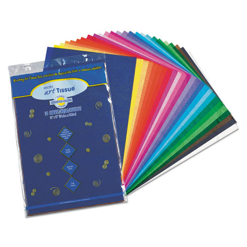 Image of Pacon® Spectra Art Tissue, 23 lb Tissue Weight, 12 x 18, Assorted, 50/Pack