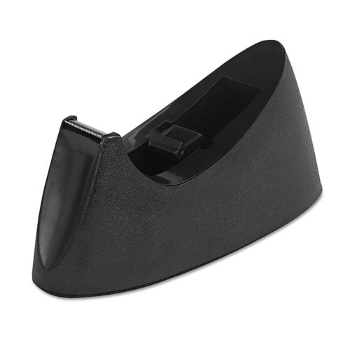 Image of Universal® Desktop Tape Dispenser, Weighted Nonskid Base, 1" Core, Black