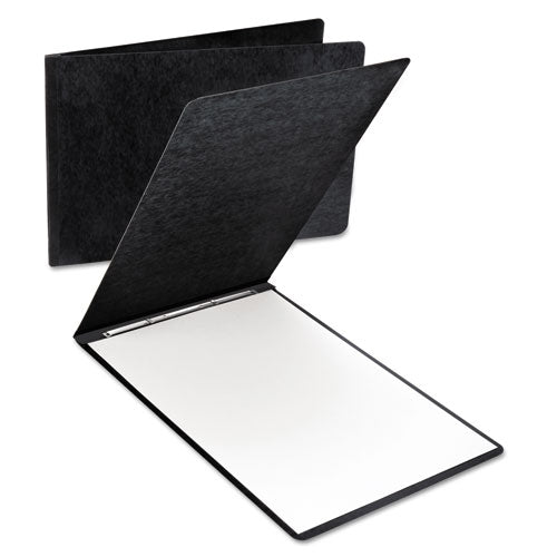 Image of Oxford Extra Large Pressboard Report Cover W/ Reinforced Side Hinge, Two-Prong Fastener, 3" Capacity, 11 X 17, Black/black