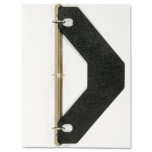 Image of Avery® Triangle Shaped Sheet Lifter For Three-Ring Binder, Black, 2/pack