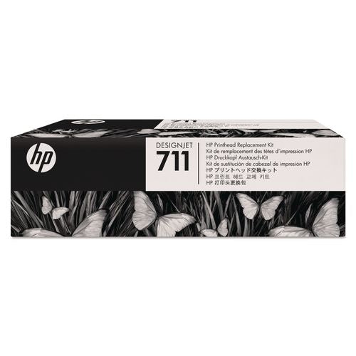 Image of HP HP 711, (c1q10a) Black/cyan/magenta/yellow Printhead