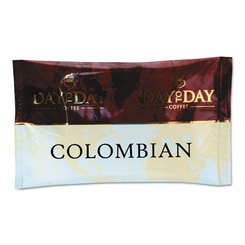 Image of Day to Day Coffee® 100% Pure Coffee, Colombian Blend, 1.5 Oz Pack, 42 Packs/carton