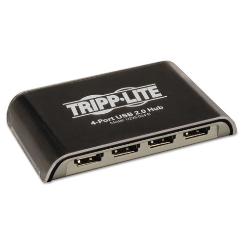 Image of Tripp Lite by Eaton Usb 2.0 Hub, 4 Ports, Black/silver
