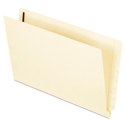 Image of Pendaflex® Manila End Tab Expanding Fastener Folders, 2-Ply Tabs, 0.75" Expansion, 2 Fasteners, Legal Size, Manila Exterior, 50/Box