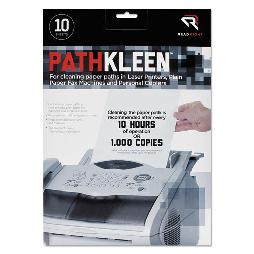 Image of Read Right® PathKleen Sheets, 8.5 x 11, 10/Pack