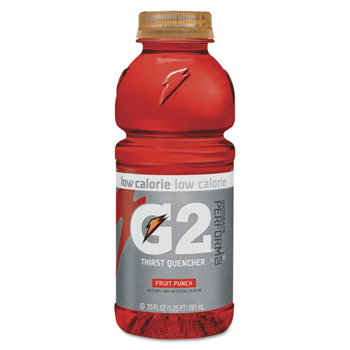 Image of Gatorade® G2 Perform 02 Low-Calorie Thirst Quencher, Fruit Punch, 20 Oz Bottle, 24/carton