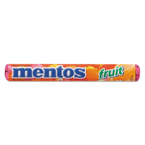 Image of Mentos® Chewy Mints, 1.32 Oz, Mixed Fruit, 15 Rolls/box