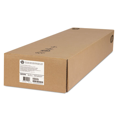 Image of HP Everyday Adhesive Gloss Polypropylene, 2" Core, 42" X 75 Ft, Glossy White, 2/pack