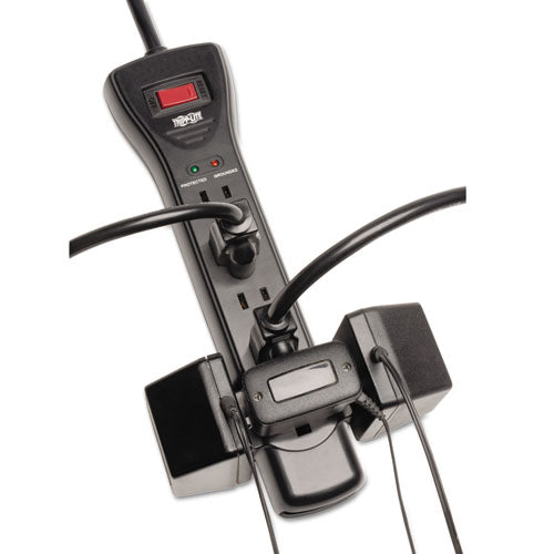 Image of Tripp Lite by Eaton Protect It! Surge Protector, 7 AC Outlets, 7 ft Cord, 2,160 J, Black