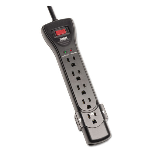 Image of Tripp Lite by Eaton Protect It! Surge Protector, 7 AC Outlets, 7 ft Cord, 2,160 J, Black