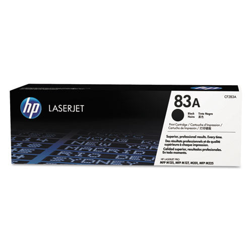 Image of HP HP 83a, (cf283a) Black Original Laserjet Toner Cartridge