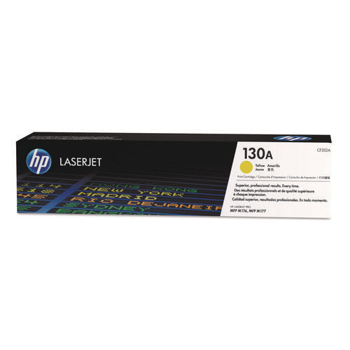 Image of HP HP 130a, (cf352a) Yellow Original Laserjet Toner Cartridge