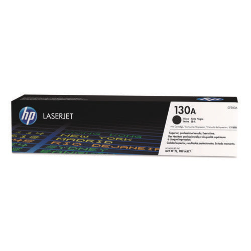 Image of HP HP 130a, (cf350a) Black Original Laserjet Toner Cartridge