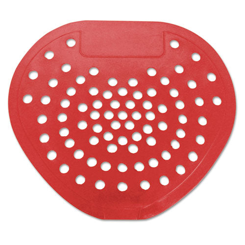 Image of HOSPECO® Health Gards Vinyl Urinal Screen, Cherry Scent, 7.75 X 6.88, Red, Dozen