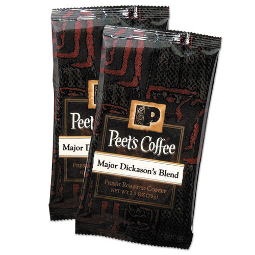 Image of Peet's Coffee & Tea® Coffee Portion Packs, Major Dickason's Blend, 2.5 Oz Frack Pack, 18/box