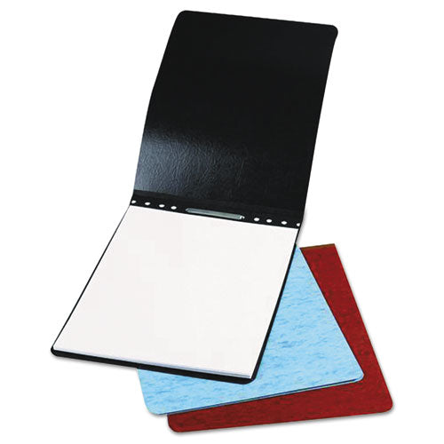 Image of ACCO PRESSTEX Report Cover with Tyvek Reinforced Hinge, Top Bound, Two-Piece Prong Fastener, 2" Capacity, 11 x 14, Red/Red