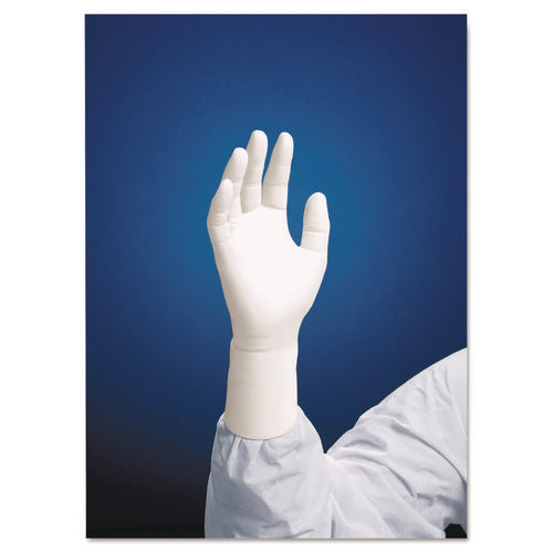 Image of Kimtech G5 Nitrile Gloves, Powder-Free, 305 mm Length, Large, White, 1,000/Carton