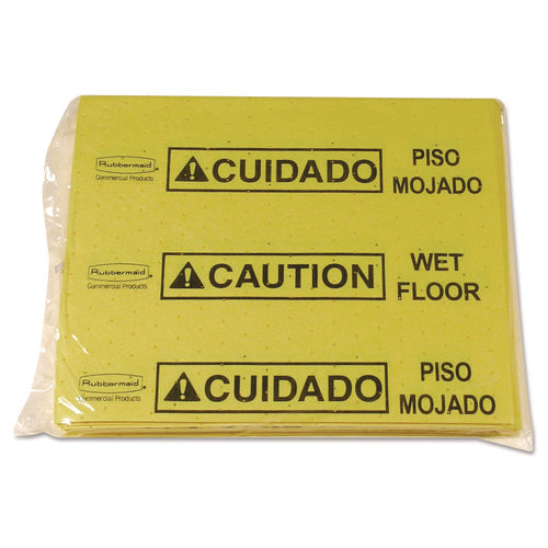 Image of Rubbermaid® Commercial Over-The-Spill Pad Tablet, 12 oz, 14 x 16.5, 25/Pack