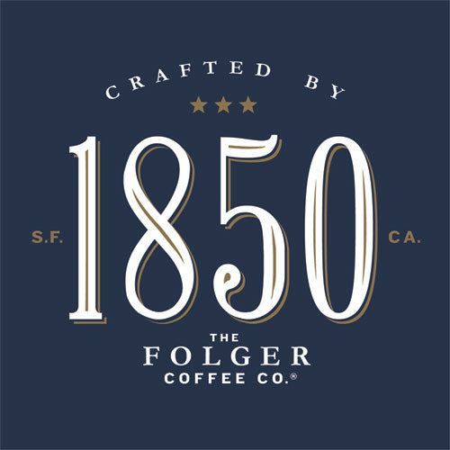 Image of 1850 Black Gold Roast Ground Coffee, 12 oz Canister, 6/Carton