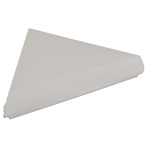 Image of SCT® White Pizza Clamshells, 9.25 x 9 x 1.69, White, Paper, 400/Carton