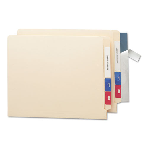 Image of Smead Seal and View File Folder Label Protector, Clear Laminate, 8 x 1.69, 100/Pack