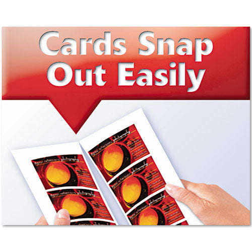 Image of Avery® True Print Clean Edge Business Cards, Inkjet, 2 X 3.5, White, 200 Cards, 10 Cards/sheet, 20 Sheets/pack