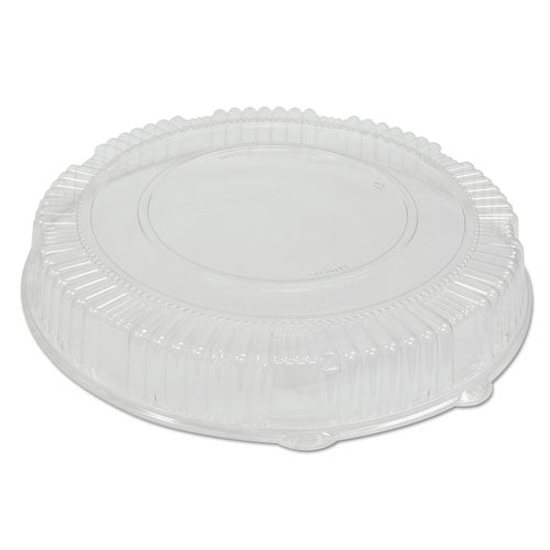 Image of WNA Caterline Dome Lids, 18" Diameter x 2.75" h, Clear, Plastic, 25/Carton