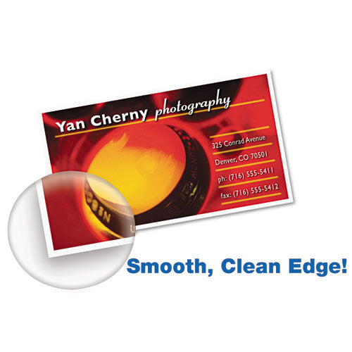 Image of Avery® True Print Clean Edge Business Cards, Inkjet, 2 X 3.5, White, 200 Cards, 10 Cards/sheet, 20 Sheets/pack