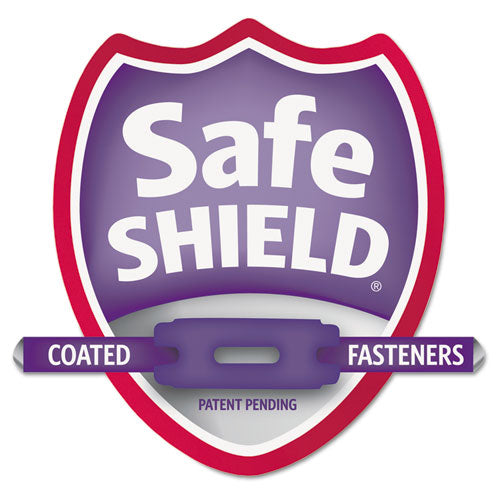 Image of Smead Eight-Section Pressboard Top Tab Classification Folders, 8 SafeSHIELD Fasteners, 3 Dividers, Letter Size, Dark Blue, 10/Box