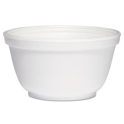 Image of Dart® Foam Bowls, 10 Oz, White, 50/pack, 20 Packs/carton