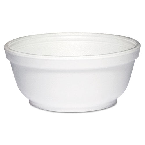 Image of Dart® Foam Bowls, 8 Oz, White, 50/pack, 20 Packs/carton