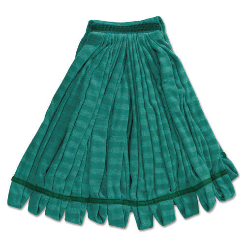 Image of Rubbermaid® Commercial Tube Mop, Microfiber, Green, Medium, 5-In Green Headband