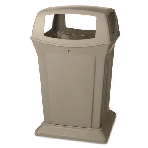 Image of Rubbermaid® Commercial Ranger Fire-Safe Container, 45 gal, Structural Foam, Beige