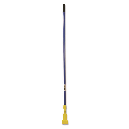 Image of Rubbermaid® Commercial Gripper Fiberglass Mop Handle, 1" dia x 60", Blue/Yellow