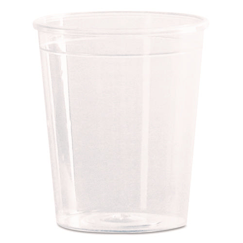Image of WNA Comet Plastic Portion/shot Glass, 2 Oz, Clear, 50/pack, 50 Packs/carton